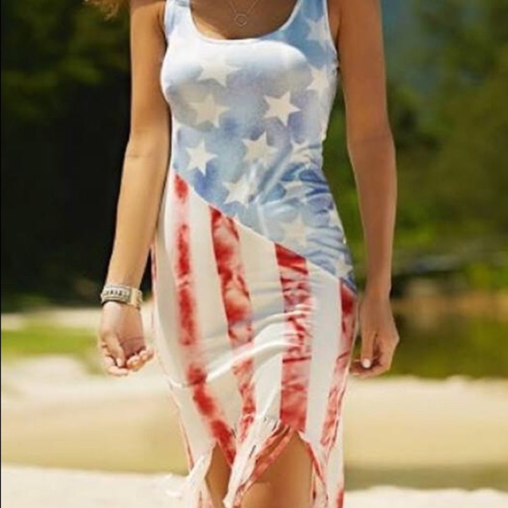 American Flag themed dress